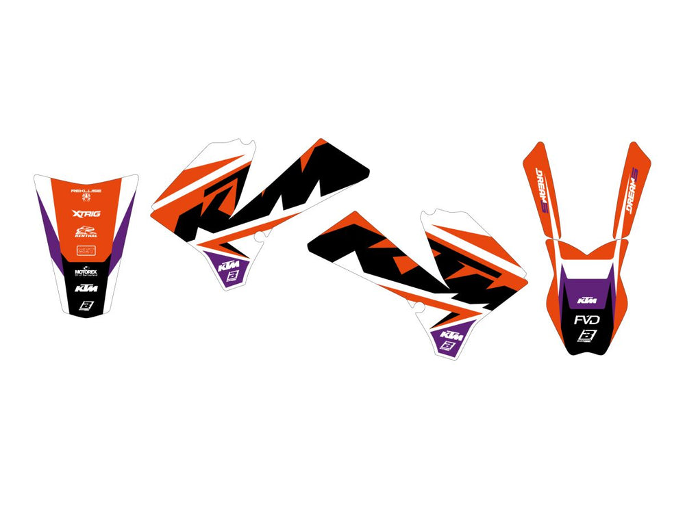 Kit déco tout-terrain Blackbird Dream 5 SX85 06-12 — réf 43027337