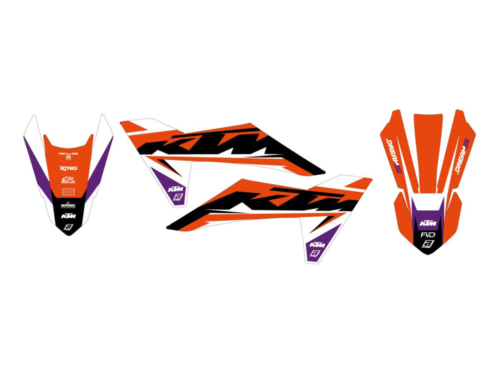 Blackbird Graphic Kit Dream 5 KTM SX65 2