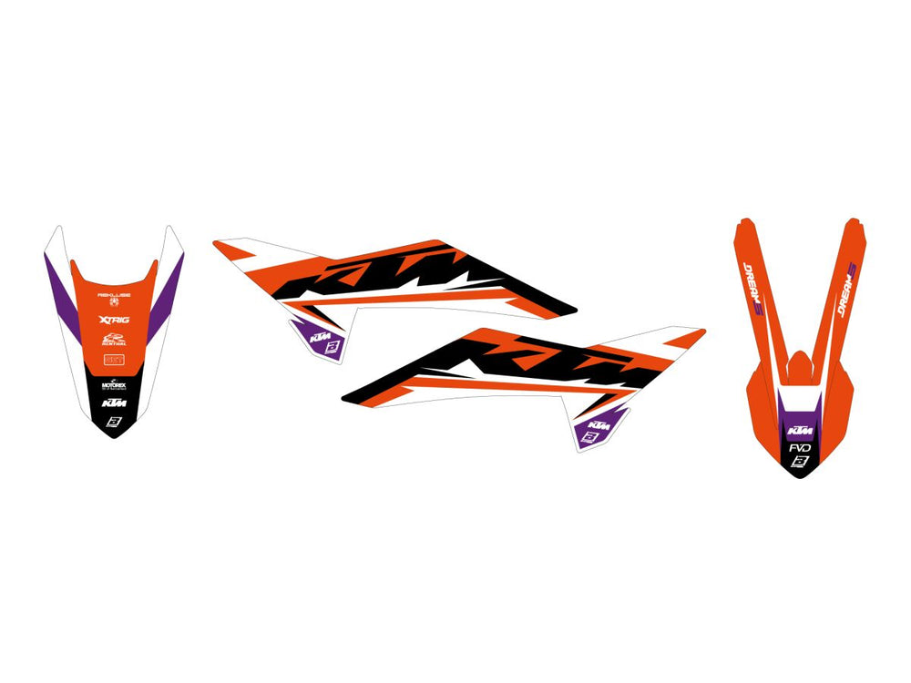 Blackbird Graphic Kit Dream 5 KTM SX85 2