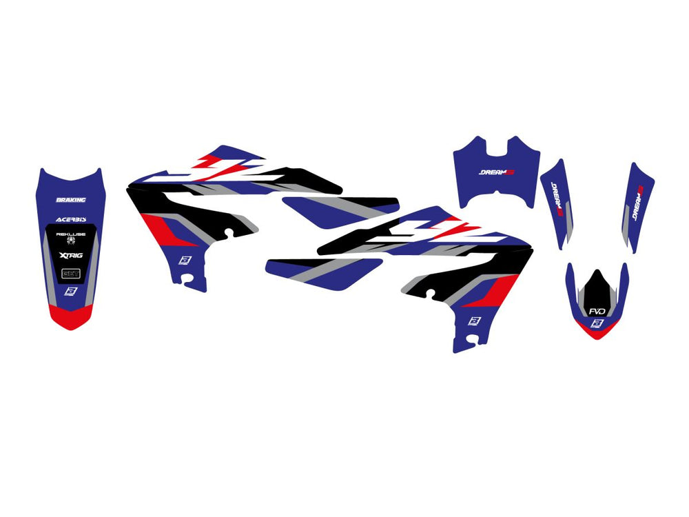 Blackbird Graphic Kit Dream 5 YZF250 19