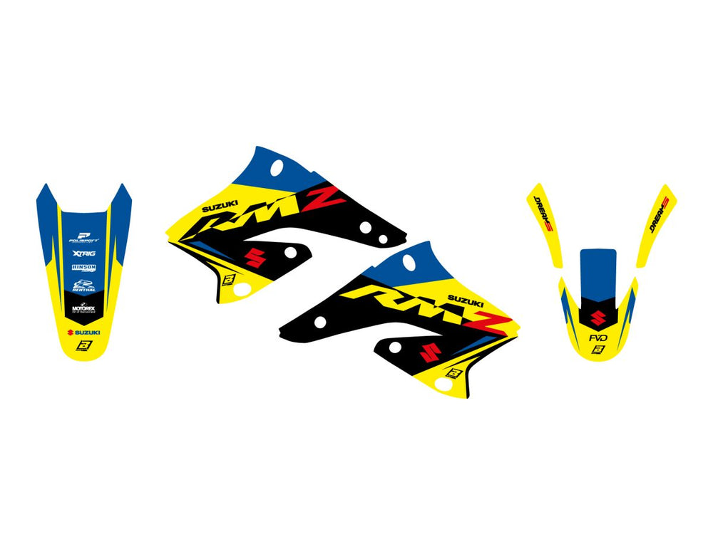 Blackbird Graphic Kit Dream 5 RMZ250 04