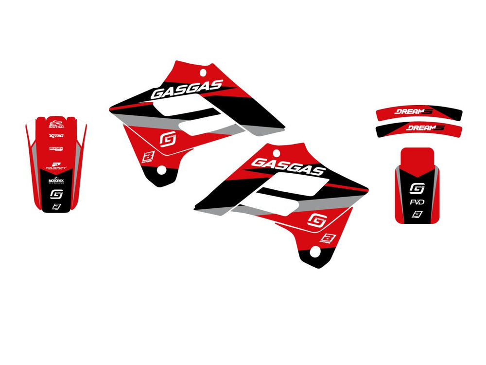 Blackbird Graphic Kit Dream 5 GasGas Ec