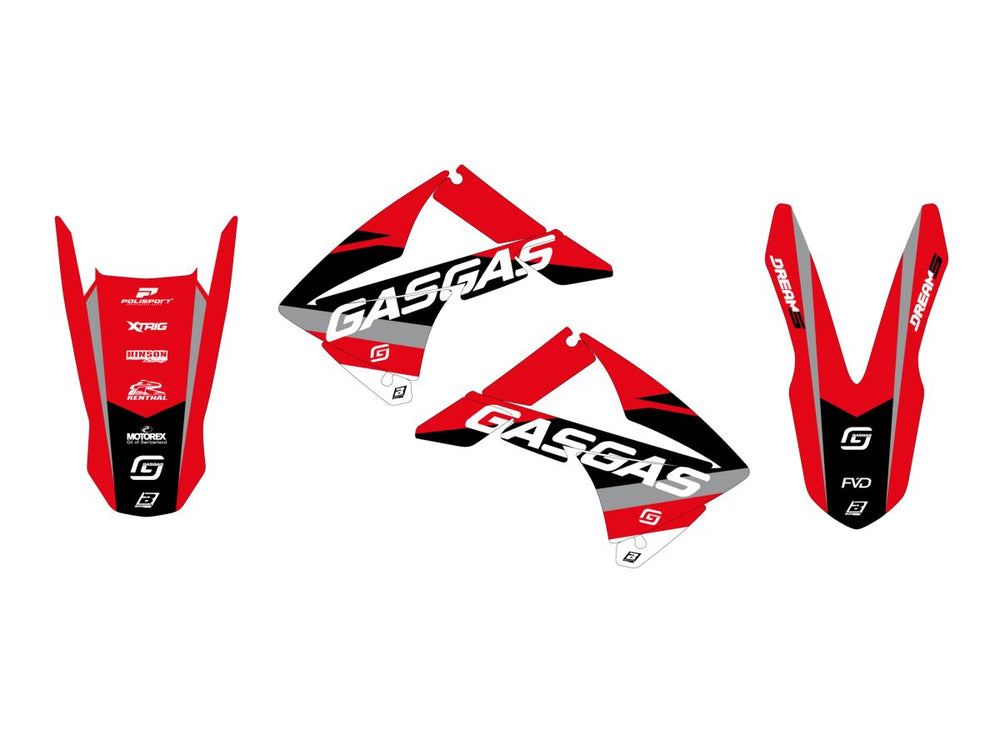 Blackbird Graphic Kit Dream 5 GasGas Ec/