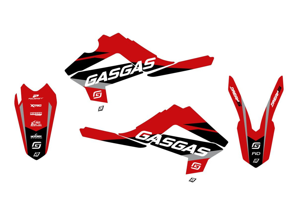 Blackbird Graphic Kit Dream 5 GasGas Ec/