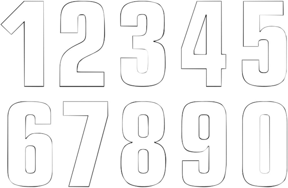 Blackbird Numéro 3 16X7 5CM WH