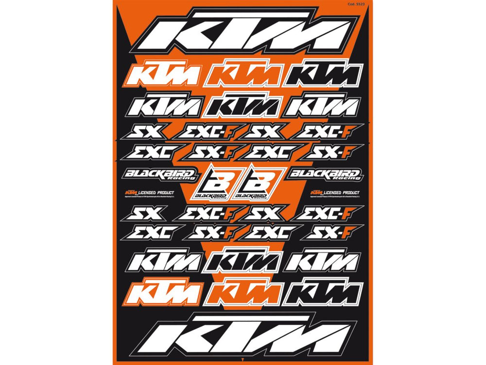 Blackbird Autocollant Logo Kit KTM