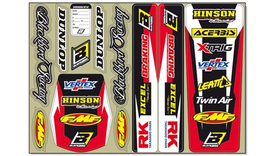 Blackbird Autocollant Logo Kit RD