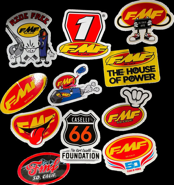 FMF Autocollant Pack Go Fast Hav