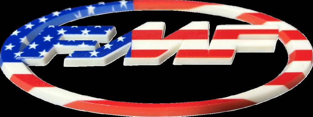 Autocollants FMF 3D Usa — réf 43202580