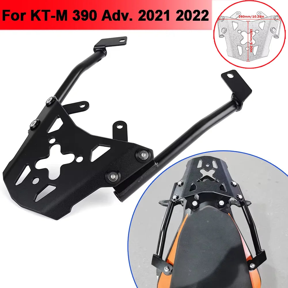 Pour KT-M 390 Adv 2021 2022 2023 2024 moto top-case arrière bagagerie cargo carrier porte-bagages passager shelf barre support