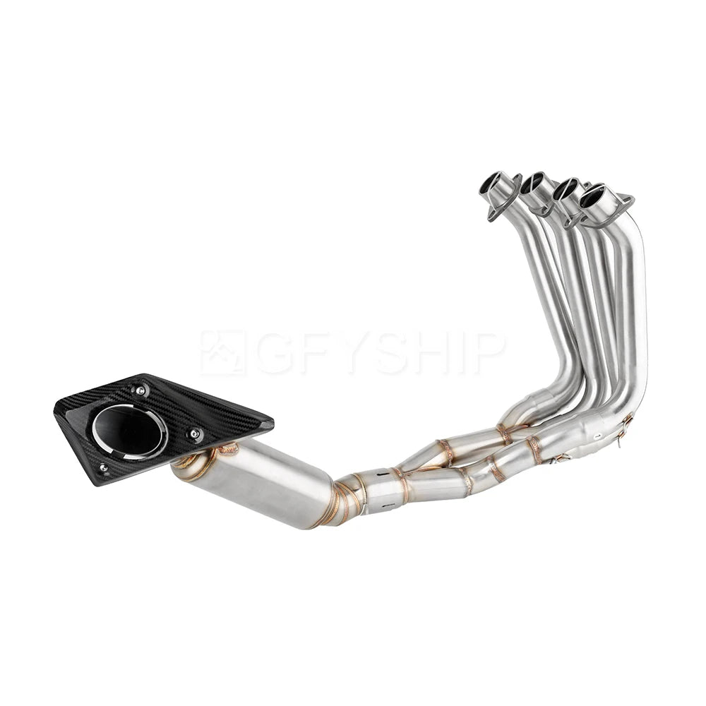 Pour Honda CBR600RR 2013-2023 CBR 600 RR non-abs CBR 600RR échappement silencieux slip-on moto Low position échappement silencieux avec raccord d'échappement