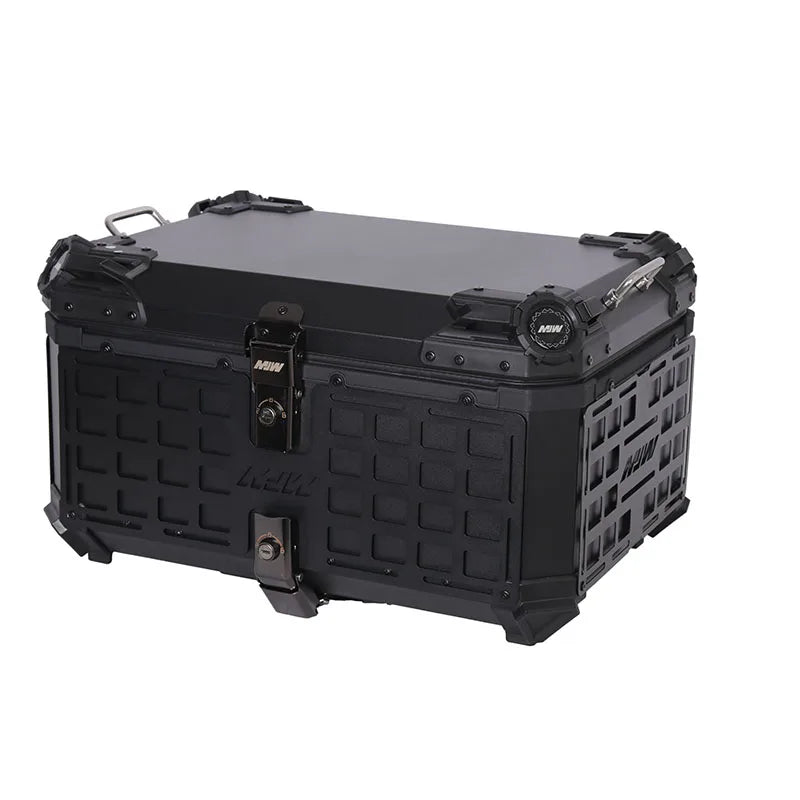 65L moto arrière supérieur boîte moto arrière coffre quad serrure accesorios Moto large capacity rangement boîtier pour moto camping
