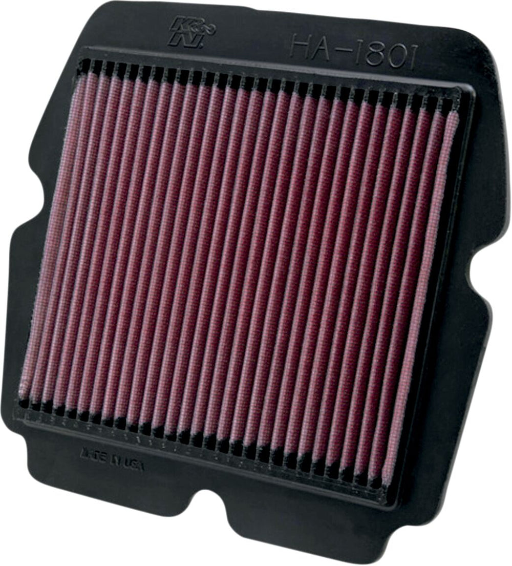 Filtre à air K&N GL1800 pour Honda GL 1800, GL 1800 ABS, GL 1800 AD ABS et 7 autres modèles — réf HA1801