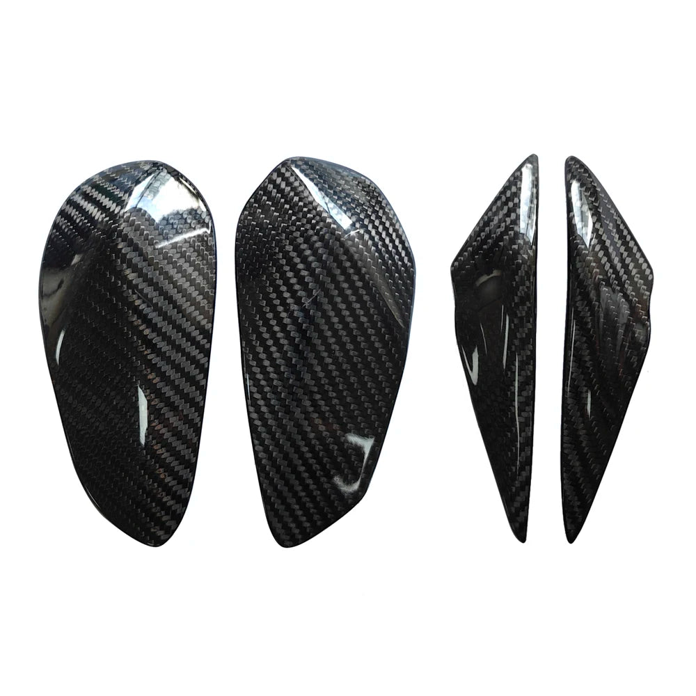 Moto carbone fibre réservoir arrière protection garniture pour Kawasaki ZX-10R 2021-2025
