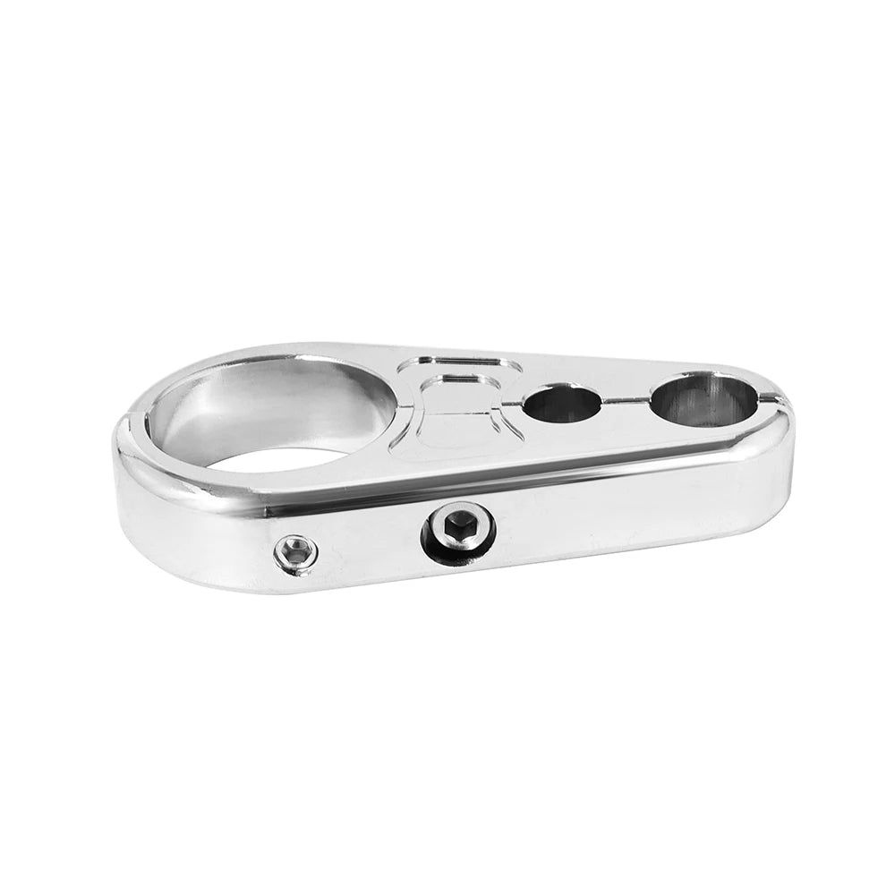Pour Harley Dyna Sportster XL cafe racer 1 25MM moto cadre guidon embrayage câble frein ligne collier fixe clips