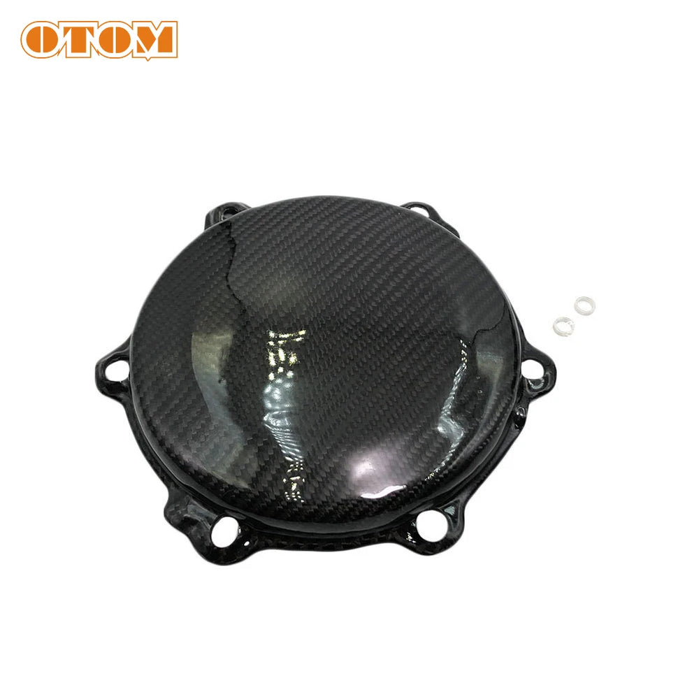 Moto accessoires carter d'embrayage allumage protection fibre de carbone moteur protection pour Yamaha YZ125 2005-2021 pit Moto tout-terrain