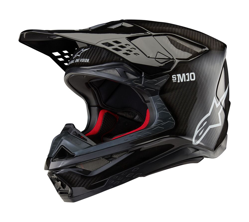 Alpinestars Casque SM10 Solid Carburateur 2X