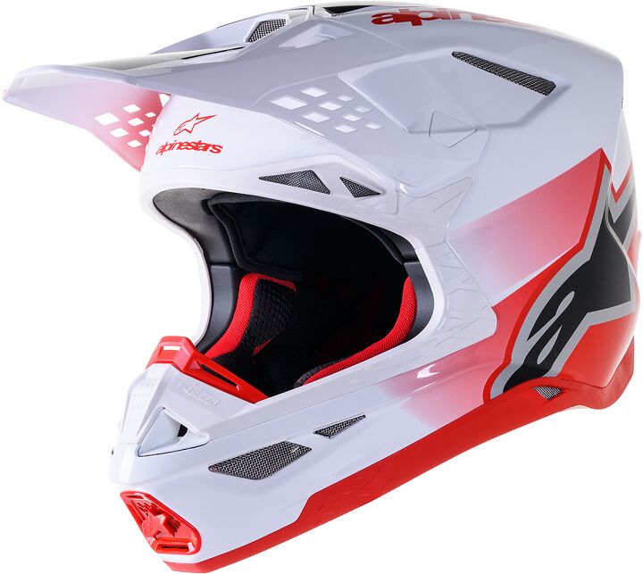 Alpinestars Casque SM10 Unit RD/WT XL