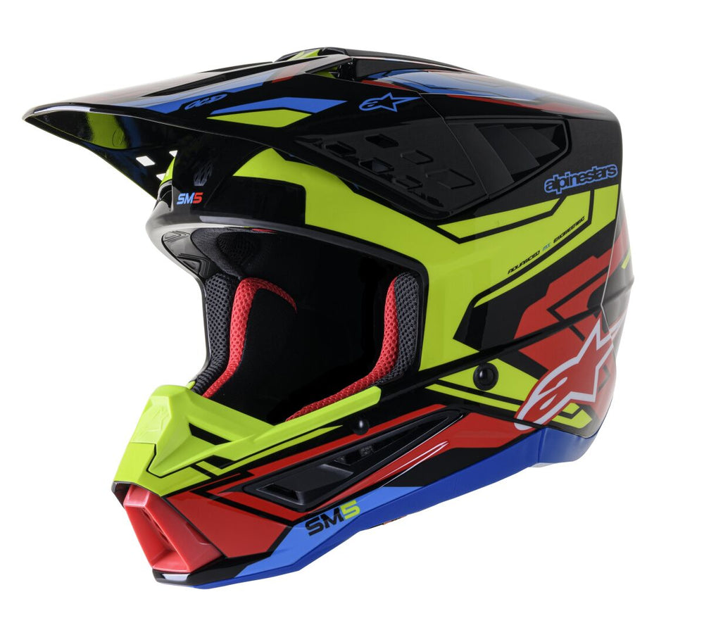 Alpinestars Casque SM5 ACT2 Bk/y/r L