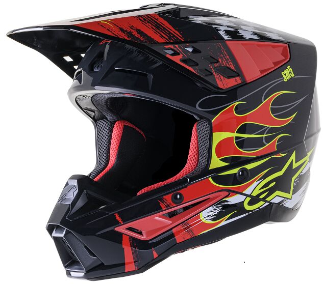 Alpinestars Casque SM5 Rash Red/g L
