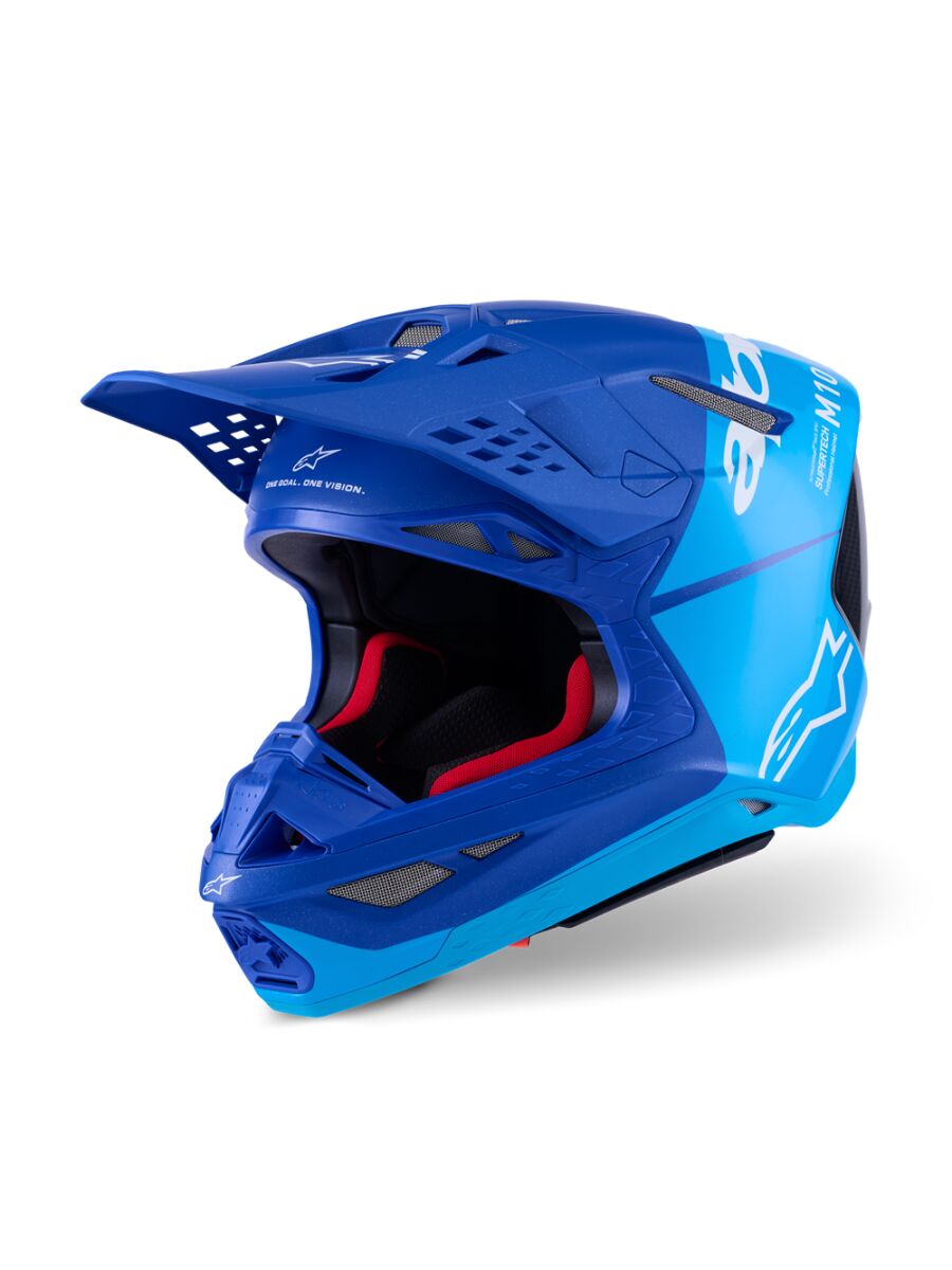Alpinestars Casque S-M10 Flood Blue/blk-ca