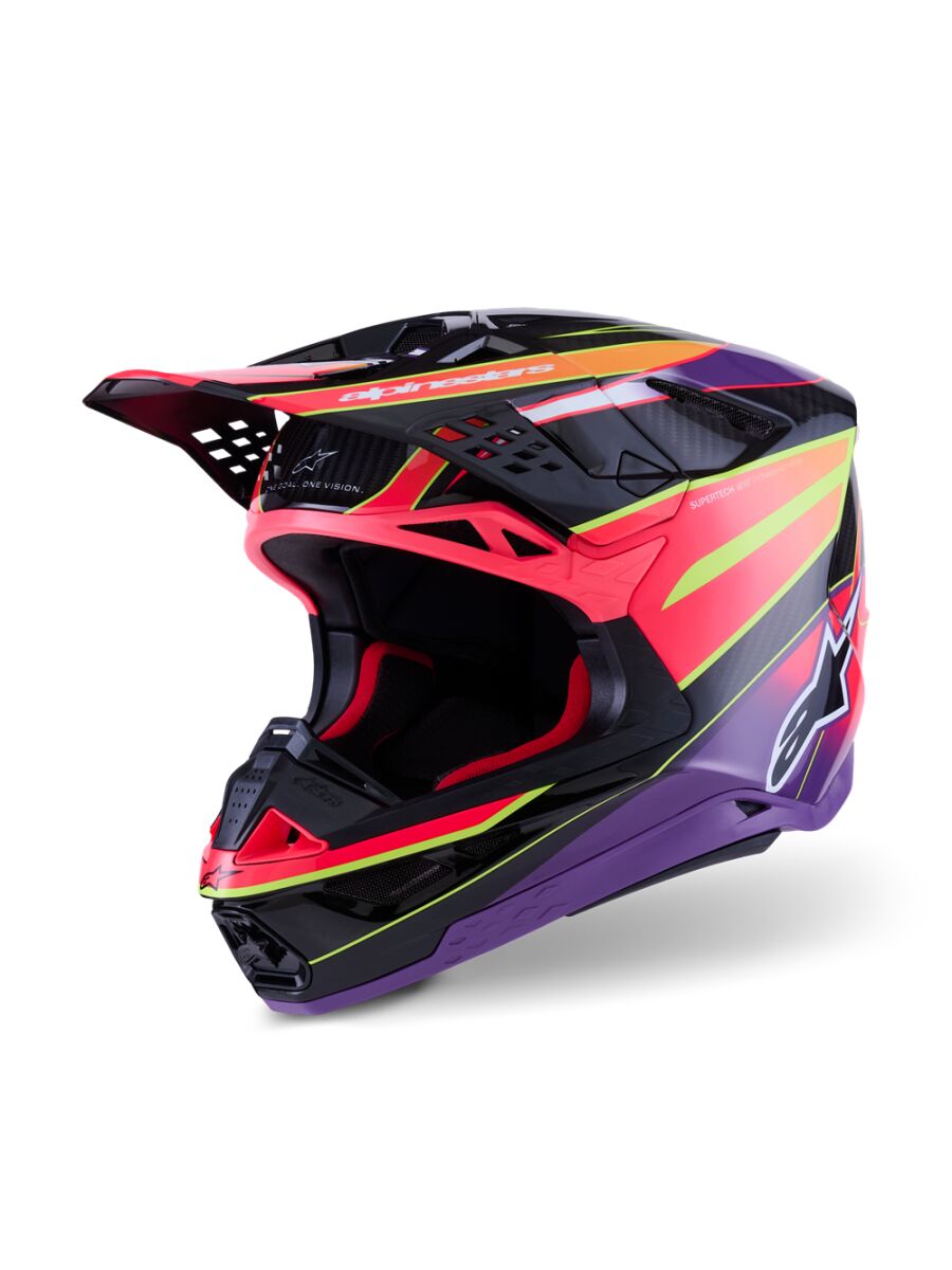 Alpinestars Casque S-M10 Era Pink/vio/yl
