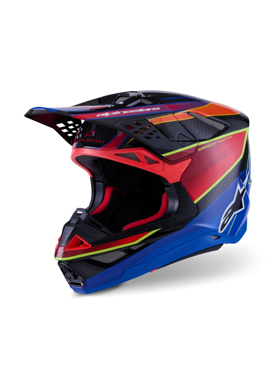 Alpinestars Casque S-M10 Era Blue/red/yl