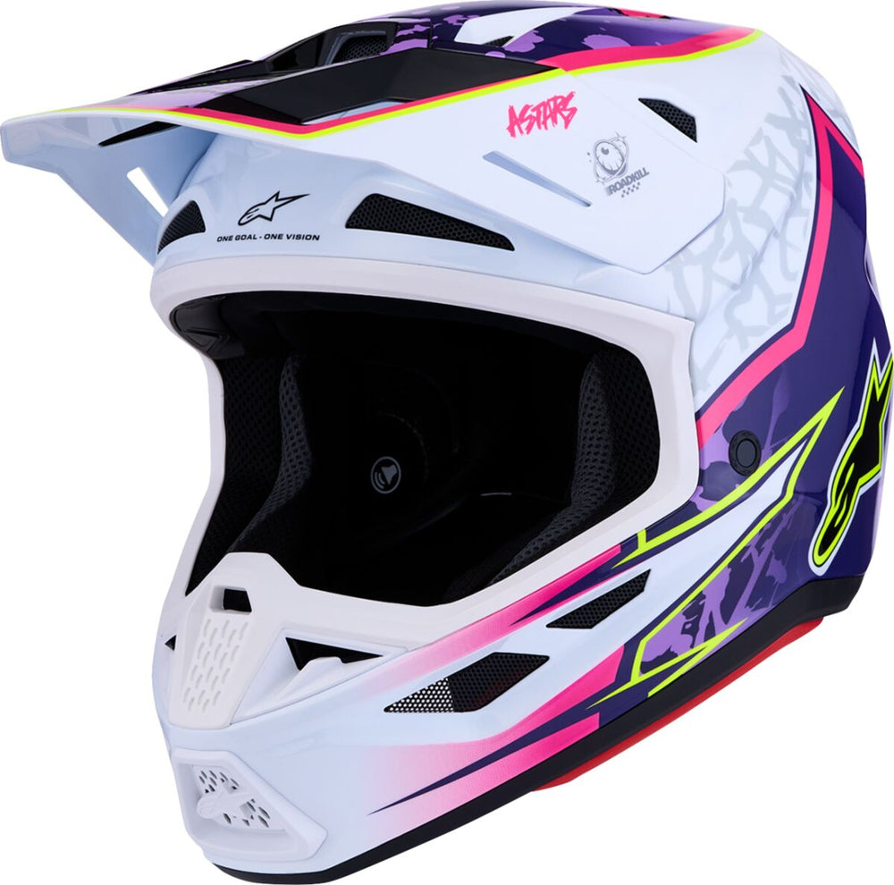 Alpinestars Casque SM7 Blaster Pur/pnk/wht