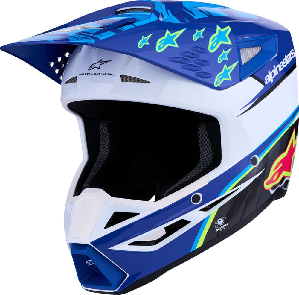Alpinestars Casque SM3 Falcon Blu/blk/pnk