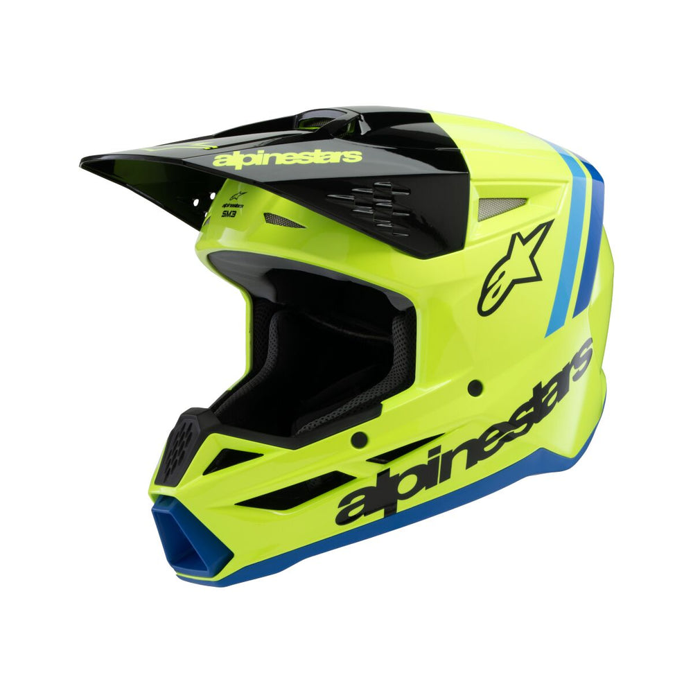Alpinestars Casque Yth SM3 Radium Yl/bk/b