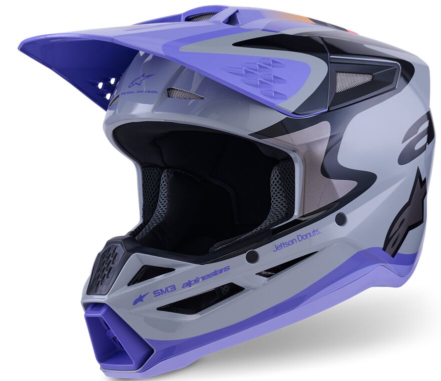 Alpinestars Casque Yth SM3 Jettson Gray/pu