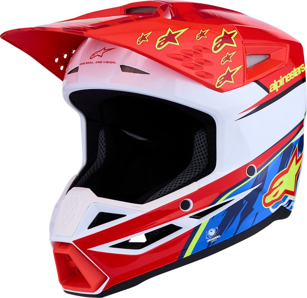 Alpinestars Casque Yth SM3 Falcon Rd/wh/bl