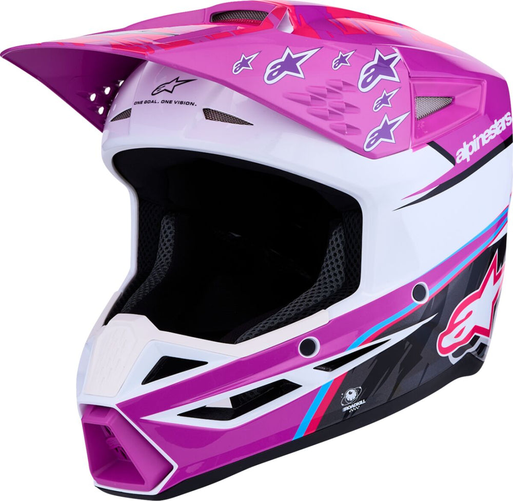 Alpinestars Casque Yth SM3 Falcon Pu/wh/pk