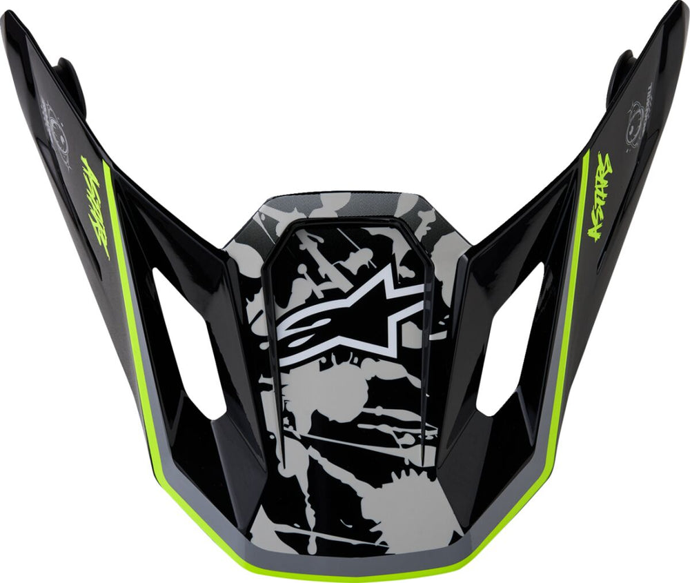 Alpinestars Visière S-M7 Blaster Bk/gy/yl