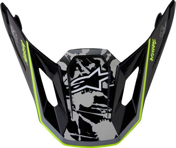 Alpinestars Visière S-M7 Blaster Bk/gy/yl