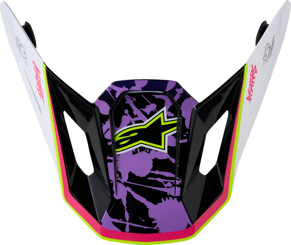 Alpinestars Visière S-M7 Blaster Pu/pk/wh