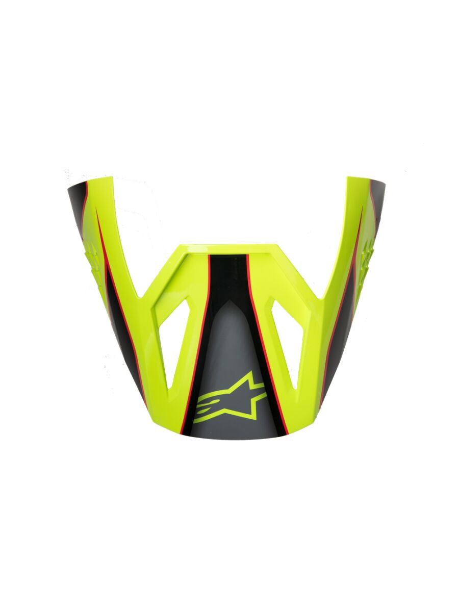 Alpinestars Visière SM3 Fray Red/yl/blk