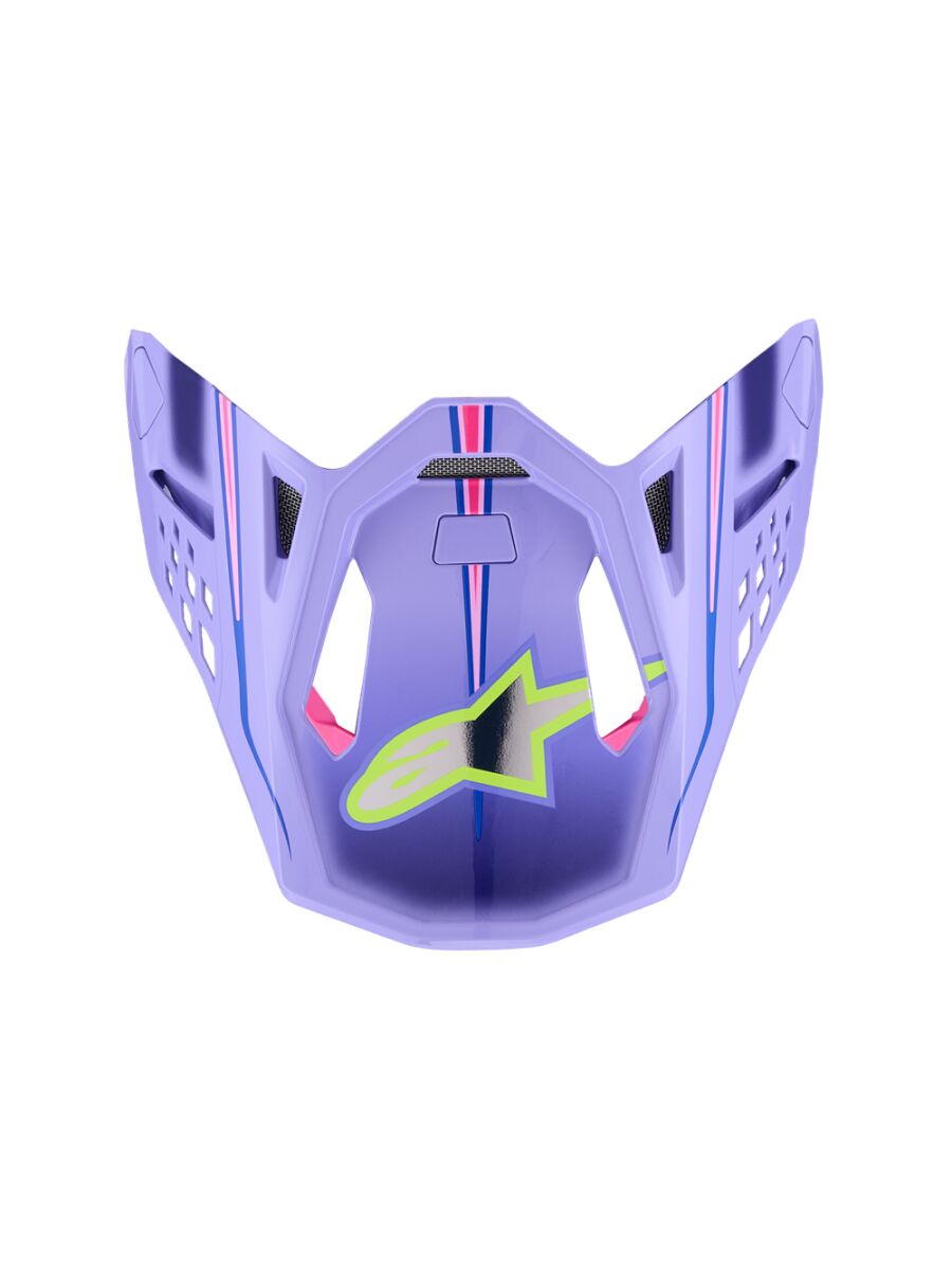 Alpinestars Visière S-M10 Jett Purple/pink