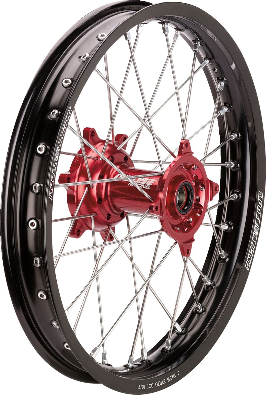 Roue complète arrière à rayons Moose Racing Comp 2 15x19 pour Honda CR 125 R, CR 250 R, CRF 250 R et 9 autres modèles — réf 02040625