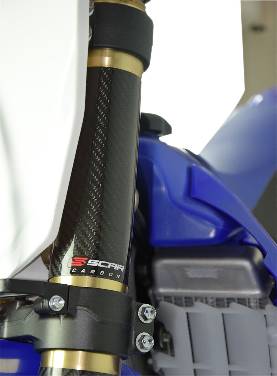 Protections de fourche Scar Carbone Supérieur 160x52 pour Beta RR 250, Beta RR 300, Beta RR 350 et 22 autres modèles — réf 04120436