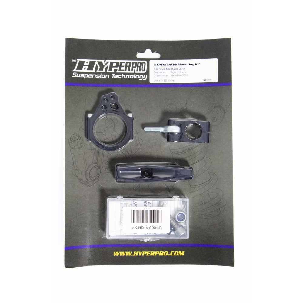 Amortisseur de fourche Hyperpro SD Support Kit Noir HD FXDB Dy — réf 04140602