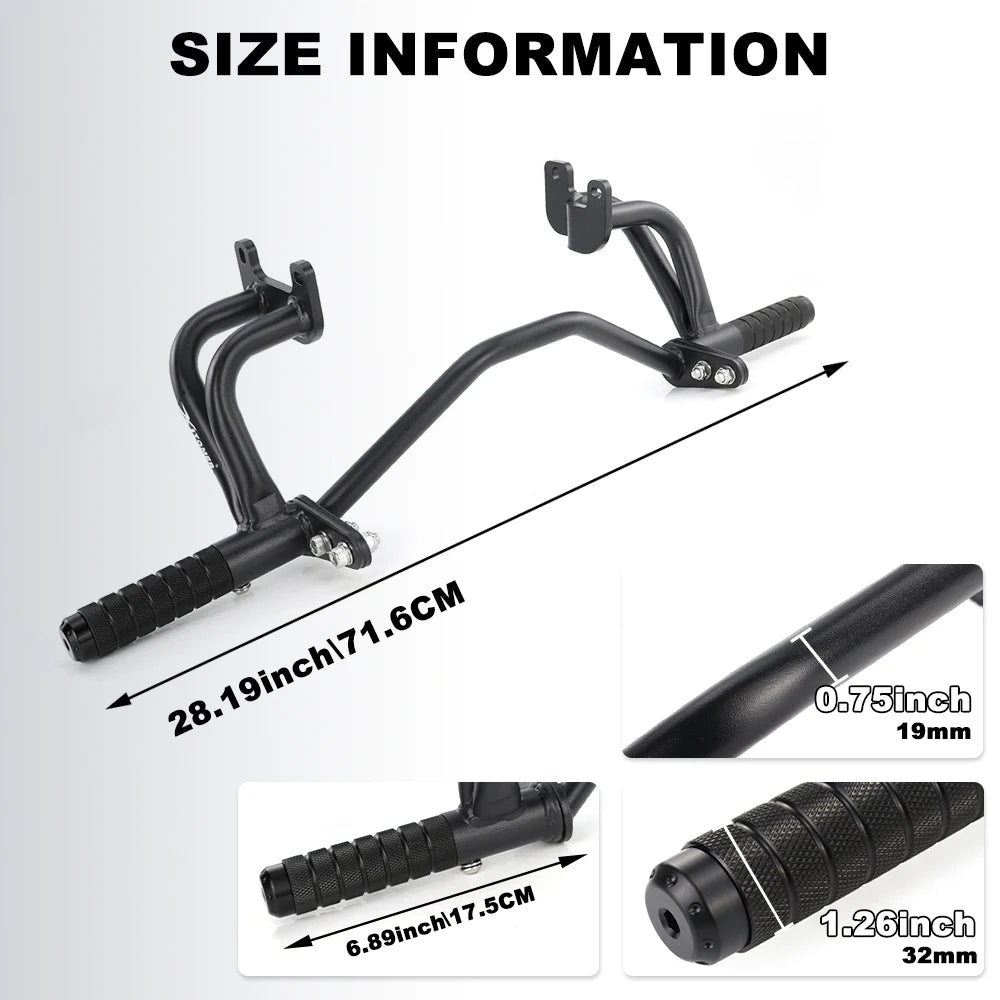 Moto arrière repose-pied sous-cage pour Honda CBR600RR CBR 600RR 2013-2025 repose-pieds passager protection repose-pied support stunt protection