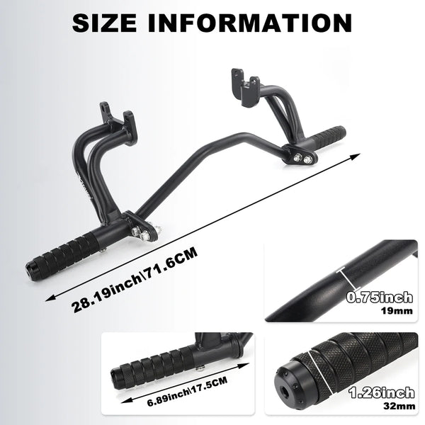 Moto arrière repose-pied sous-cage pour Honda CBR600RR CBR 600RR 2013-2025 repose-pieds passager protection repose-pied support stunt protection
