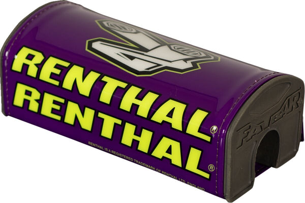 Renthal Fatbar Plaquette Purple Yellow