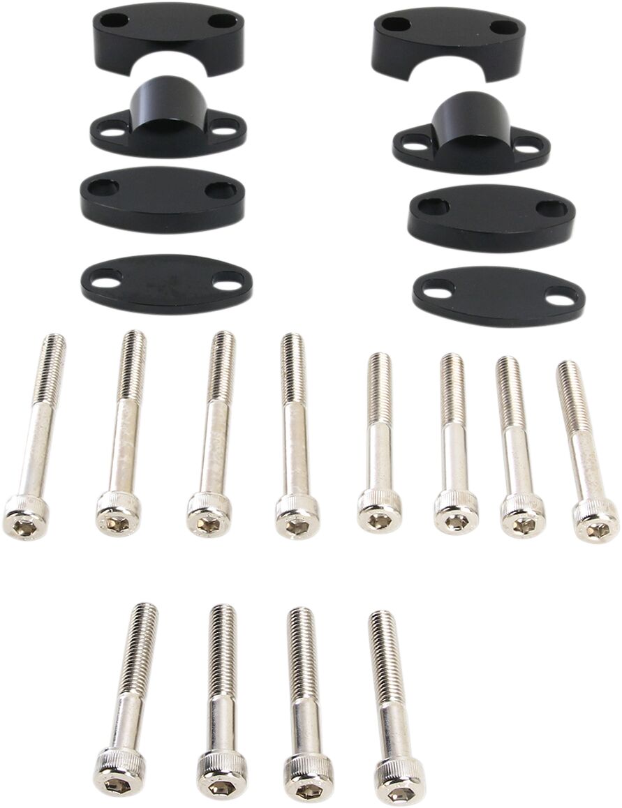 Emgo Rehausse Kit Guidon 1/8 BLK