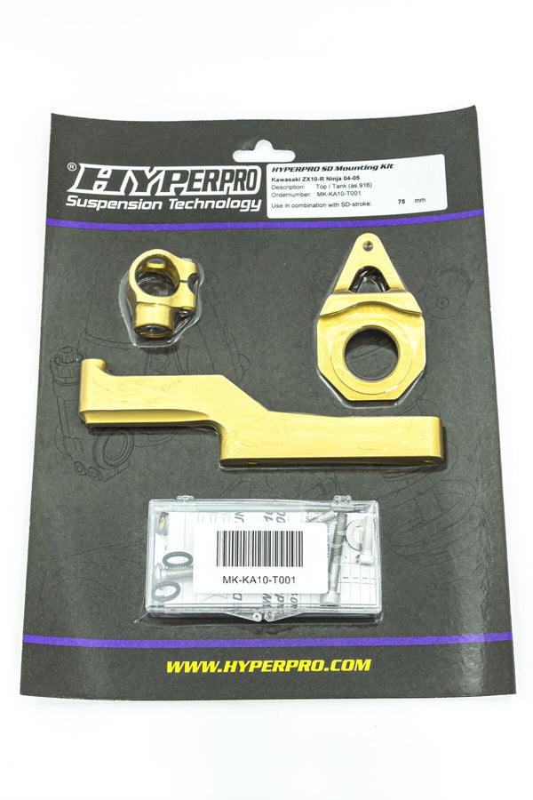 Hyperpro SD Support Kit Doré Kawasaki ZX