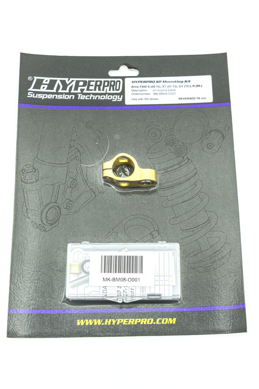 Hyperpro SD Support Kit Doré BMW F 800 G