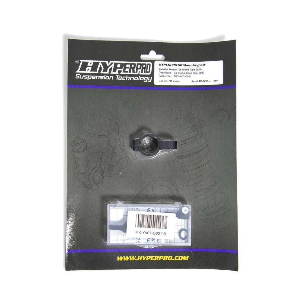 Amortisseur de direction Hyperpro SD Support Kit Noir Yamaha Ten pour Yamaha XTZ 690 et XTZ 700 D — réf 06040285