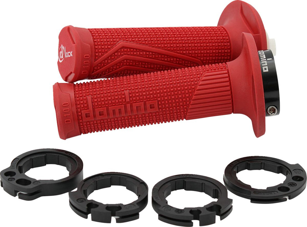 Domino Poignées Domino D100 L/o Rouge