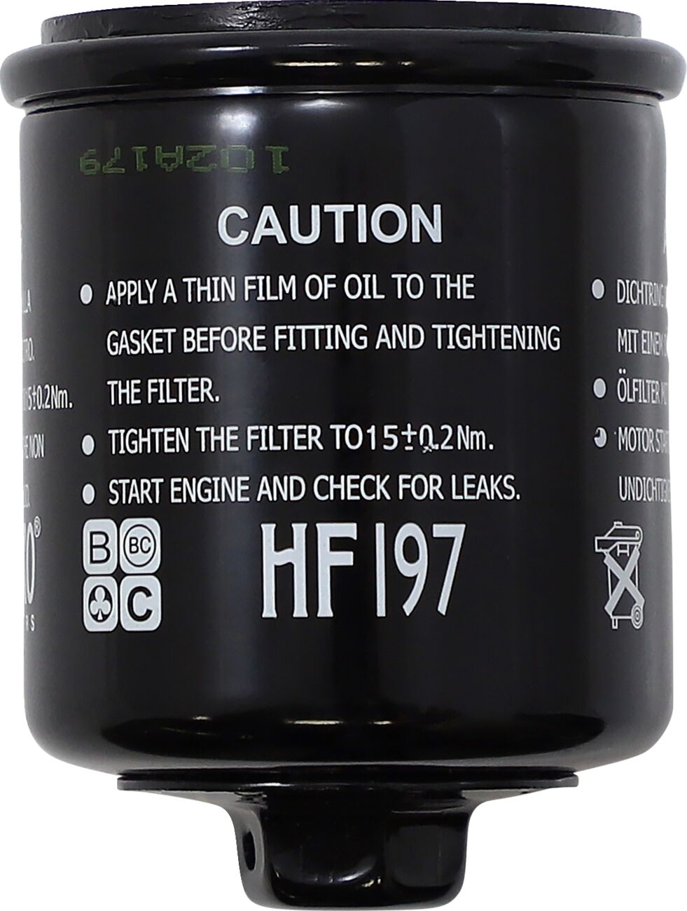 Hiflofiltro Filtre Huile Polaris 200